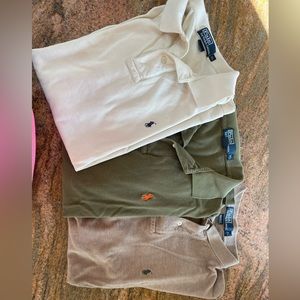 Ralph Lauren Mens short sleeve polos sz XL lot of 3